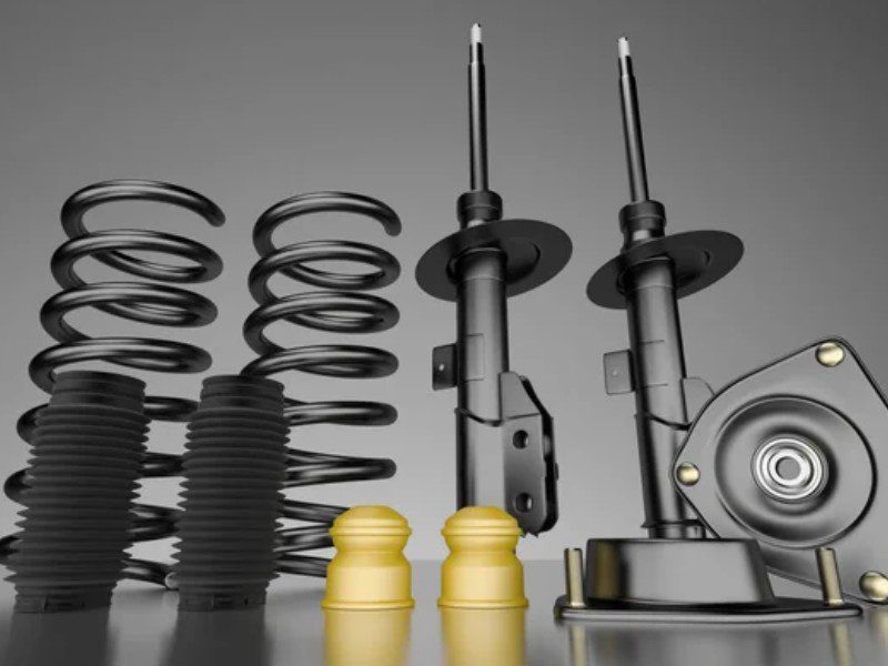 Stoßdämpfer dämpfen die Energie von Straßenstößen